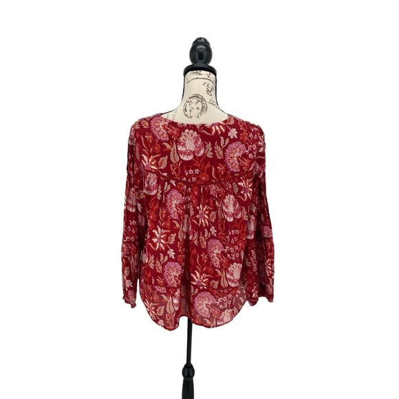 Rachel Zoe NWT Top As Worn On TV Home Economics Red Paisley Needlepoint Size S - Picture 3 of 7